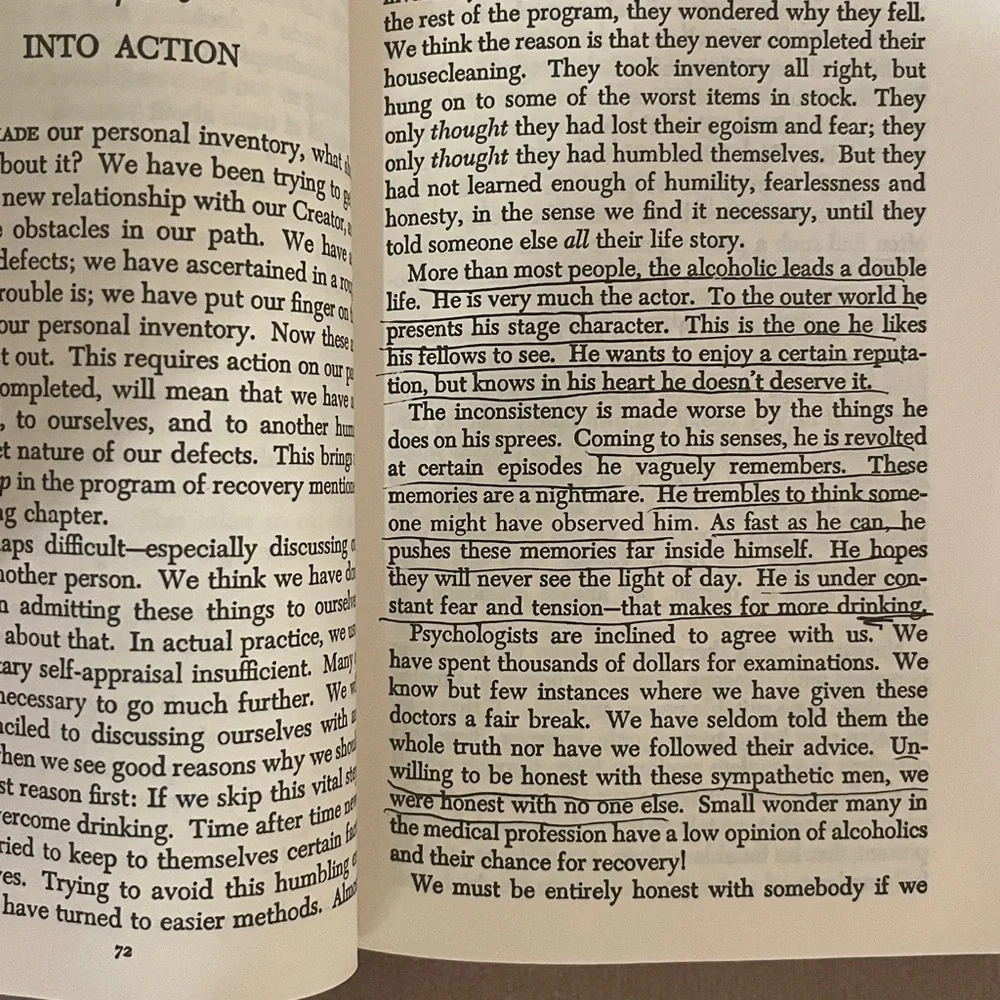 Alcoholics Anonymous The Big Book
Third Edition. Blue, soft cover. - Picture 4 of 5